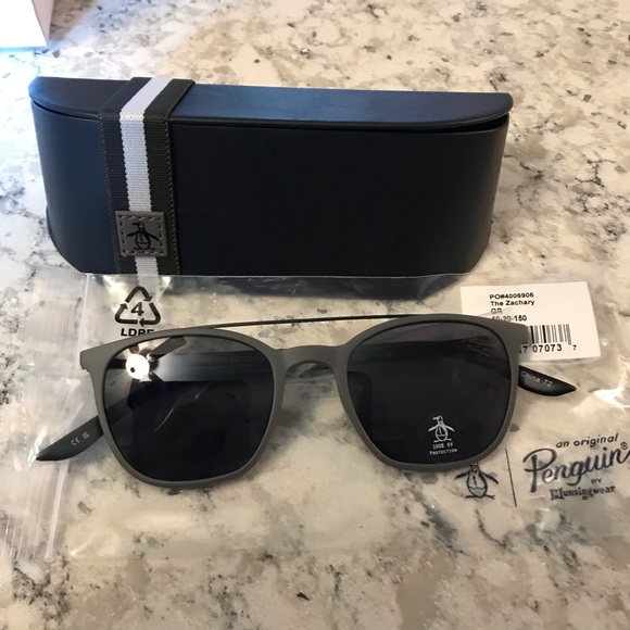 Original Penguin gray Zachary sunglasses - Picture 1 of 6